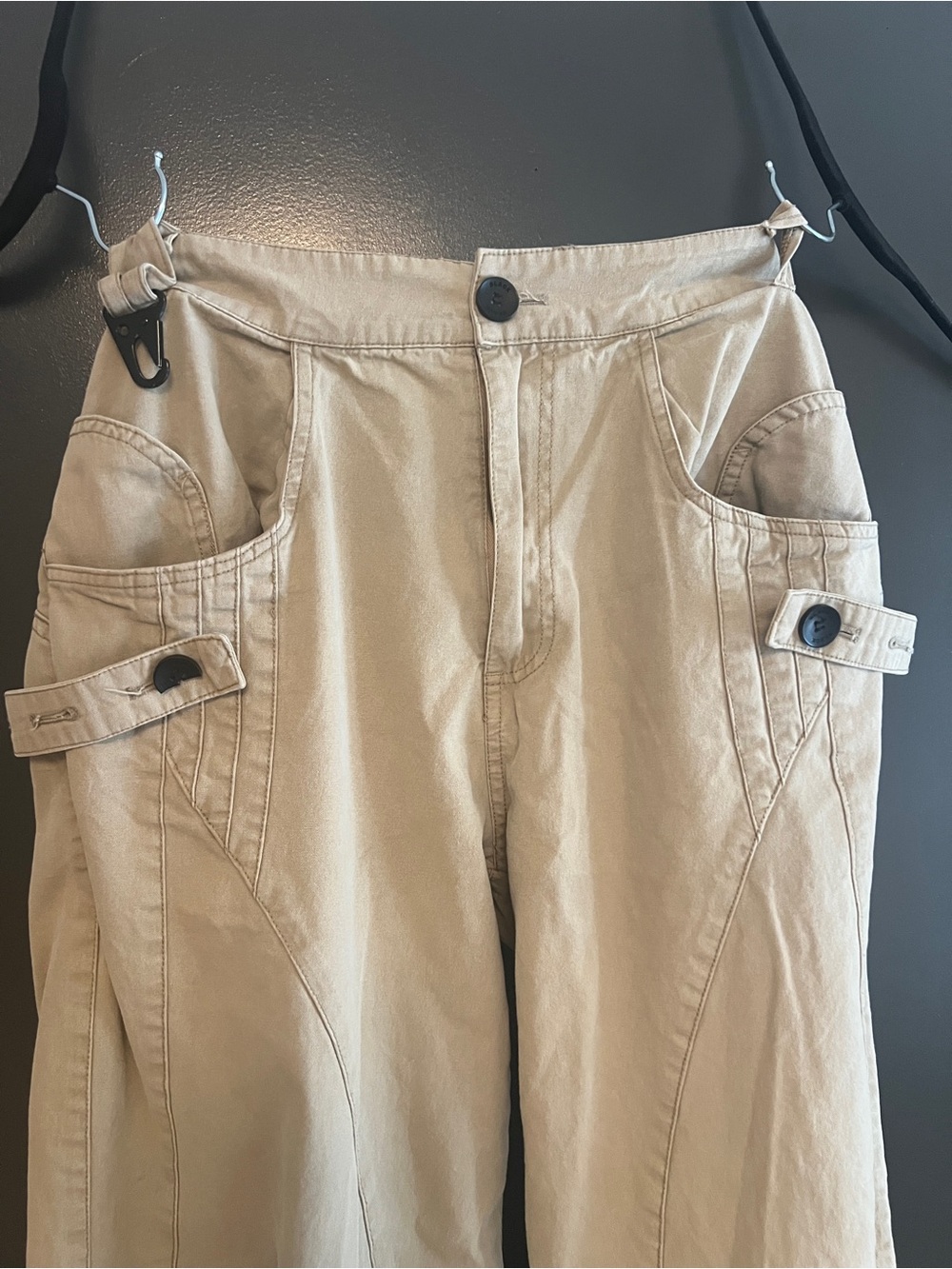 Blacktailor Wide leg Utility Cargo Pant Desert Khaki 34x32